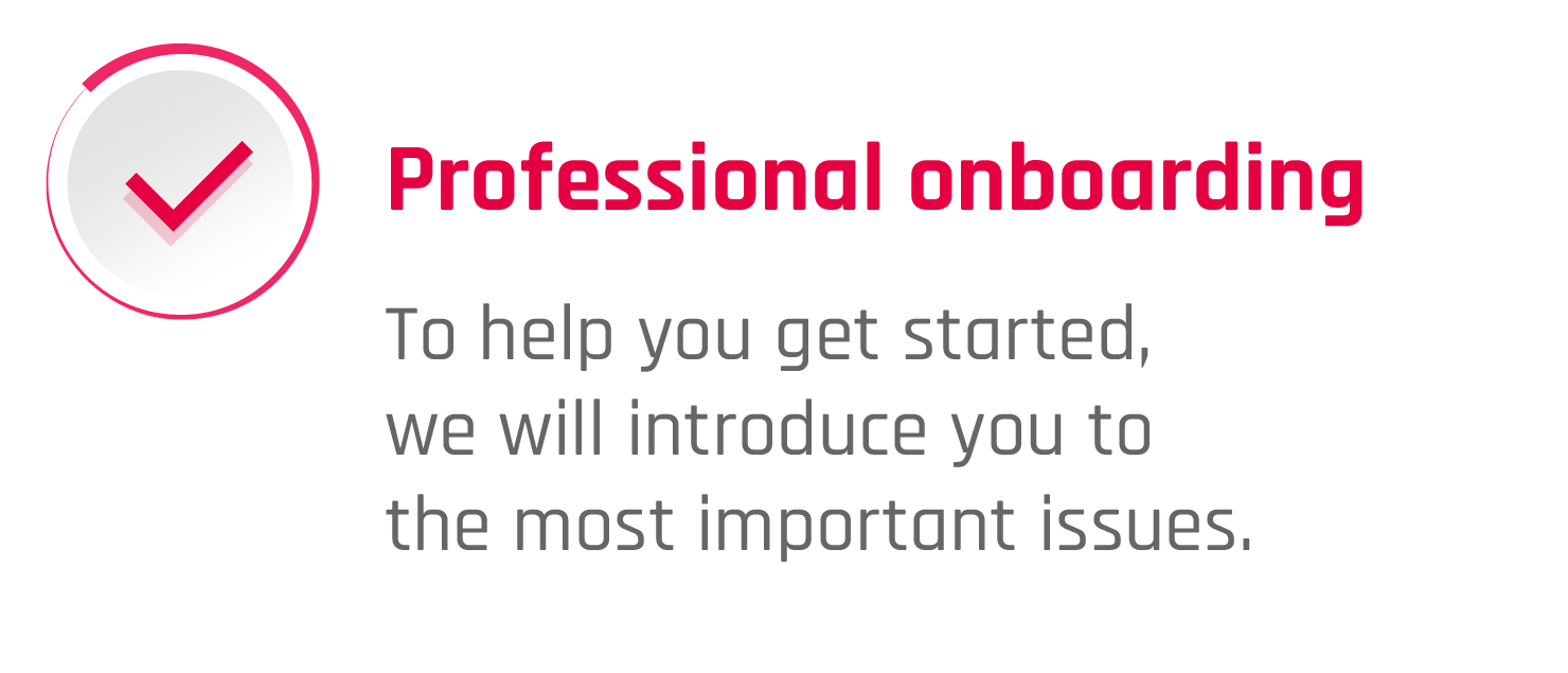 Professional onboarding